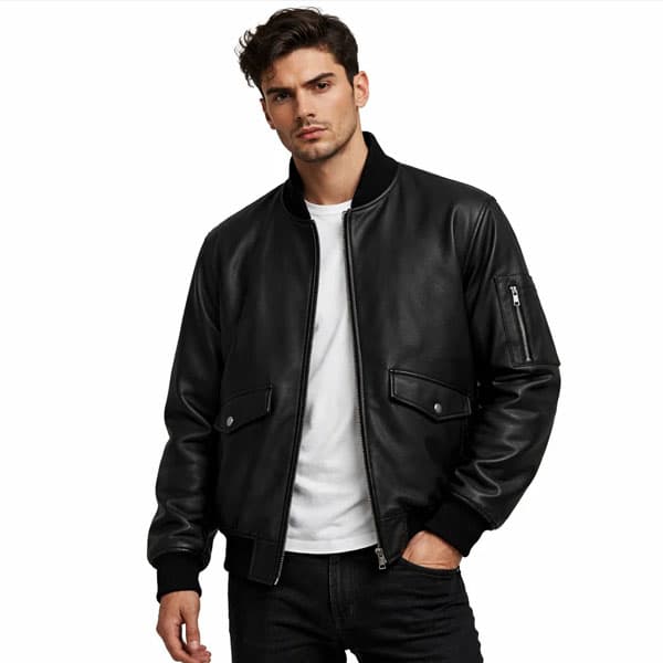Eminem Red Carpet Leather Jacket – Iconic Black Premiere Style